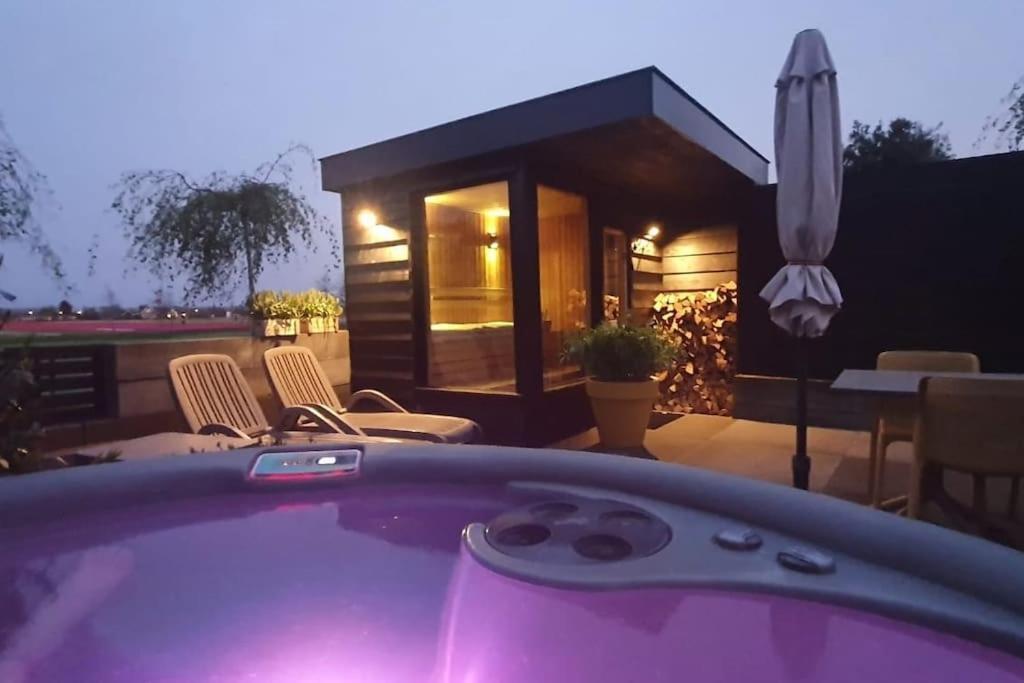 Wellness Lodge Ruigenhoek 13A - Sauna, Jacuzzi ! De Zilk Екстер'єр фото